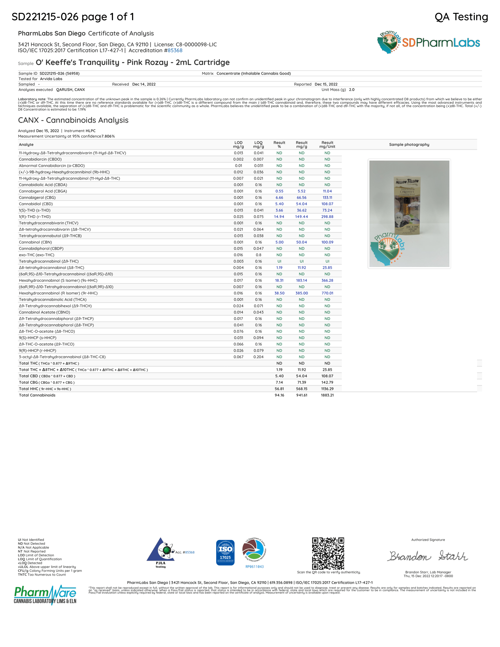 Mellow Fellow Blended Vape Cartridges