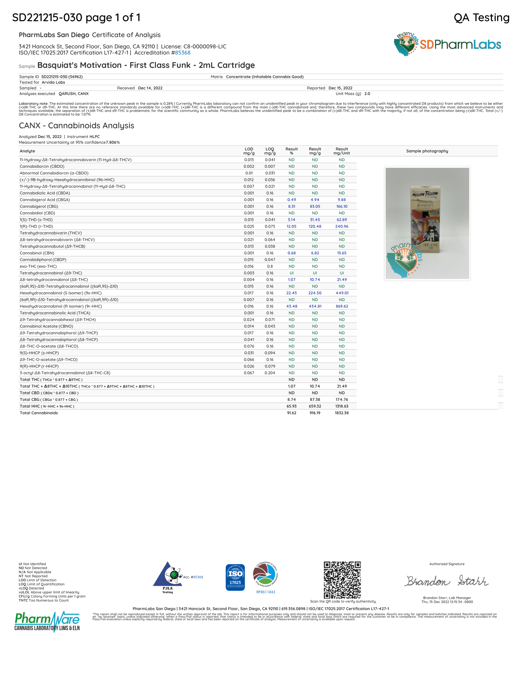 Mellow Fellow Blended Vape Cartridges